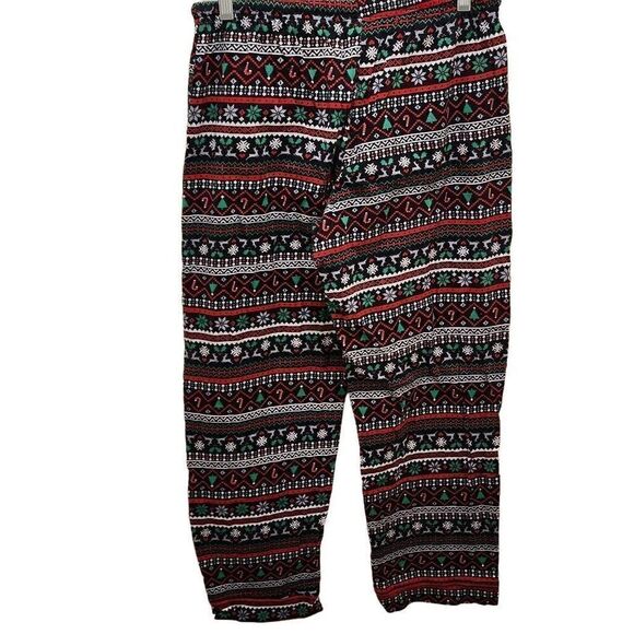 Women's Holiday Pajama Bottoms Size M/L 3 Individual Bottoms Dog Deer Snowflake - Picture 10 of 15